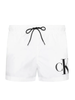 Calvin Klein boxer mare con logo monogram bianco