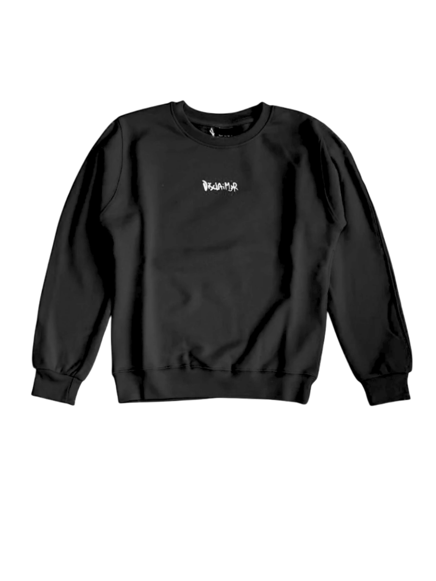 Disclaimer felpa con stampe logo nero 58404 NERO-ST.BIANCA DISCLAIMER 