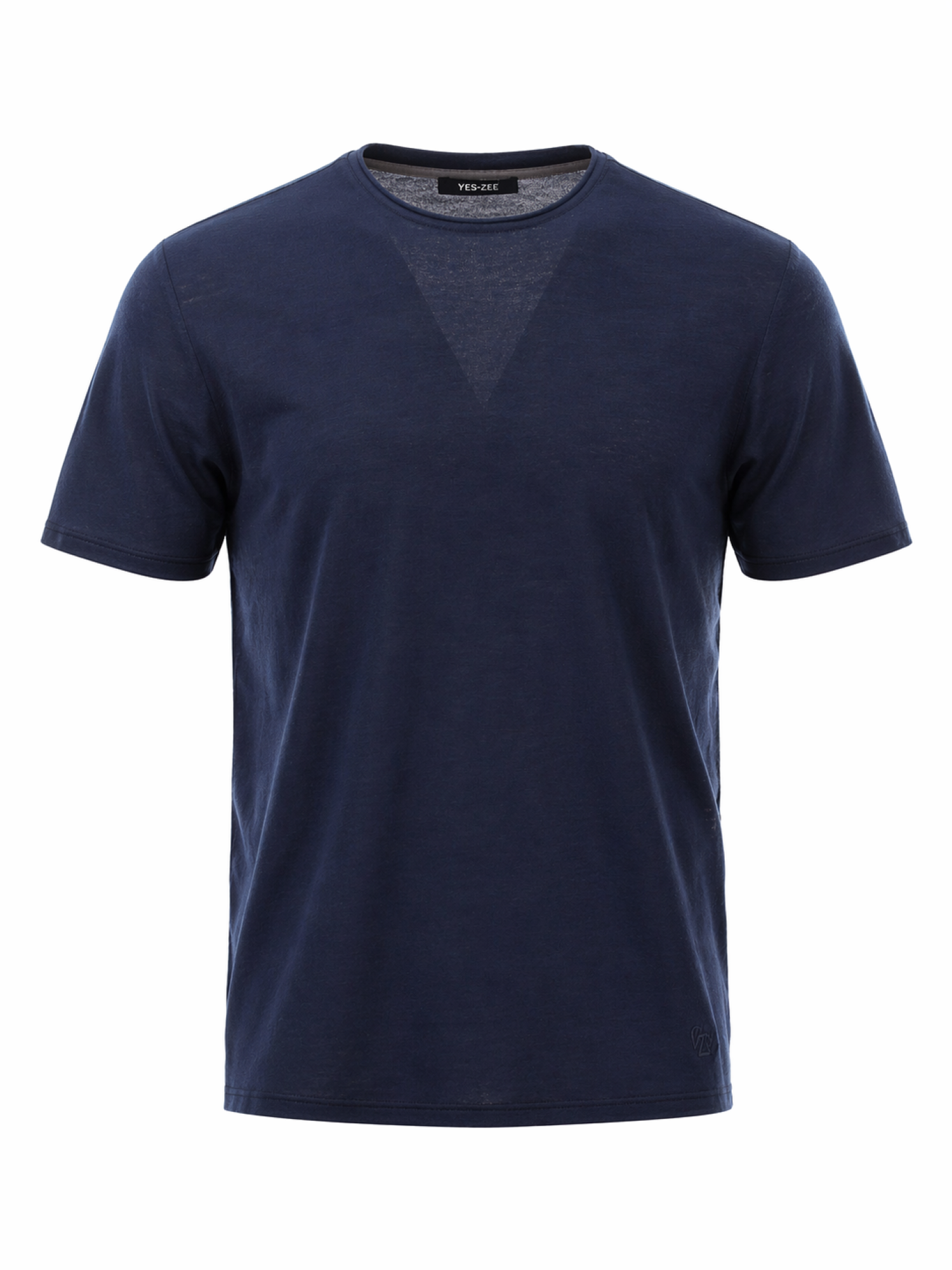 Yes Zee maglia uomo in cotone blu M716-DH00 0710 YES-ZEE 