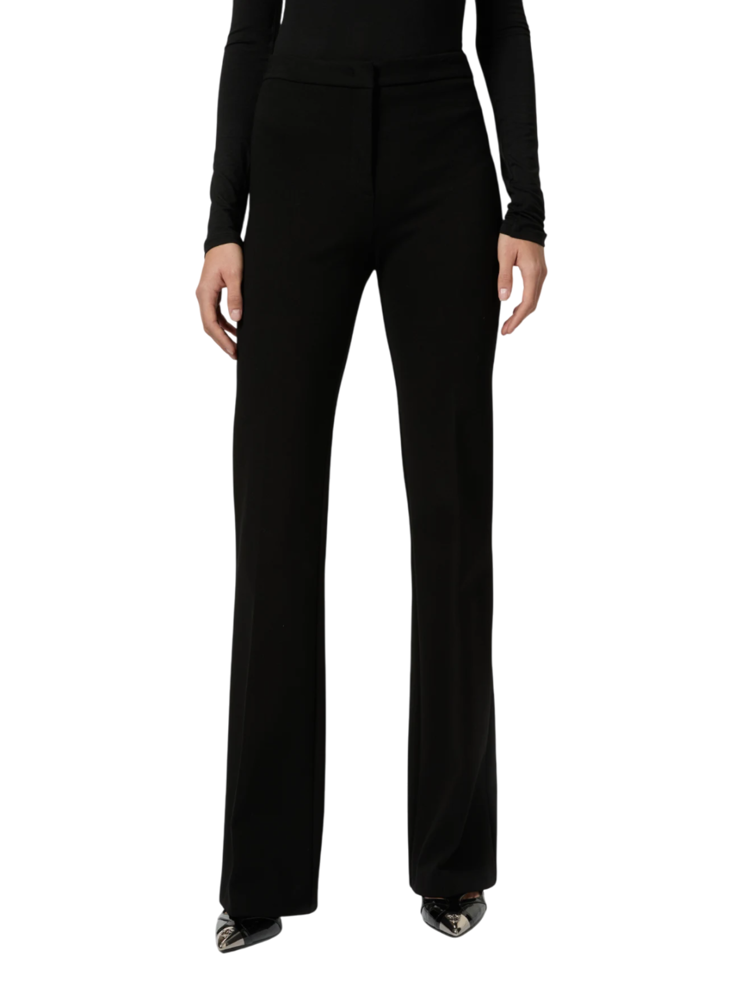 Pinko pantaloni a zampa Hulka nero 100054-A15M Z99 PINKO 