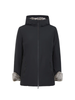 Suns giubbino donna Alya con eco pelliccia nero