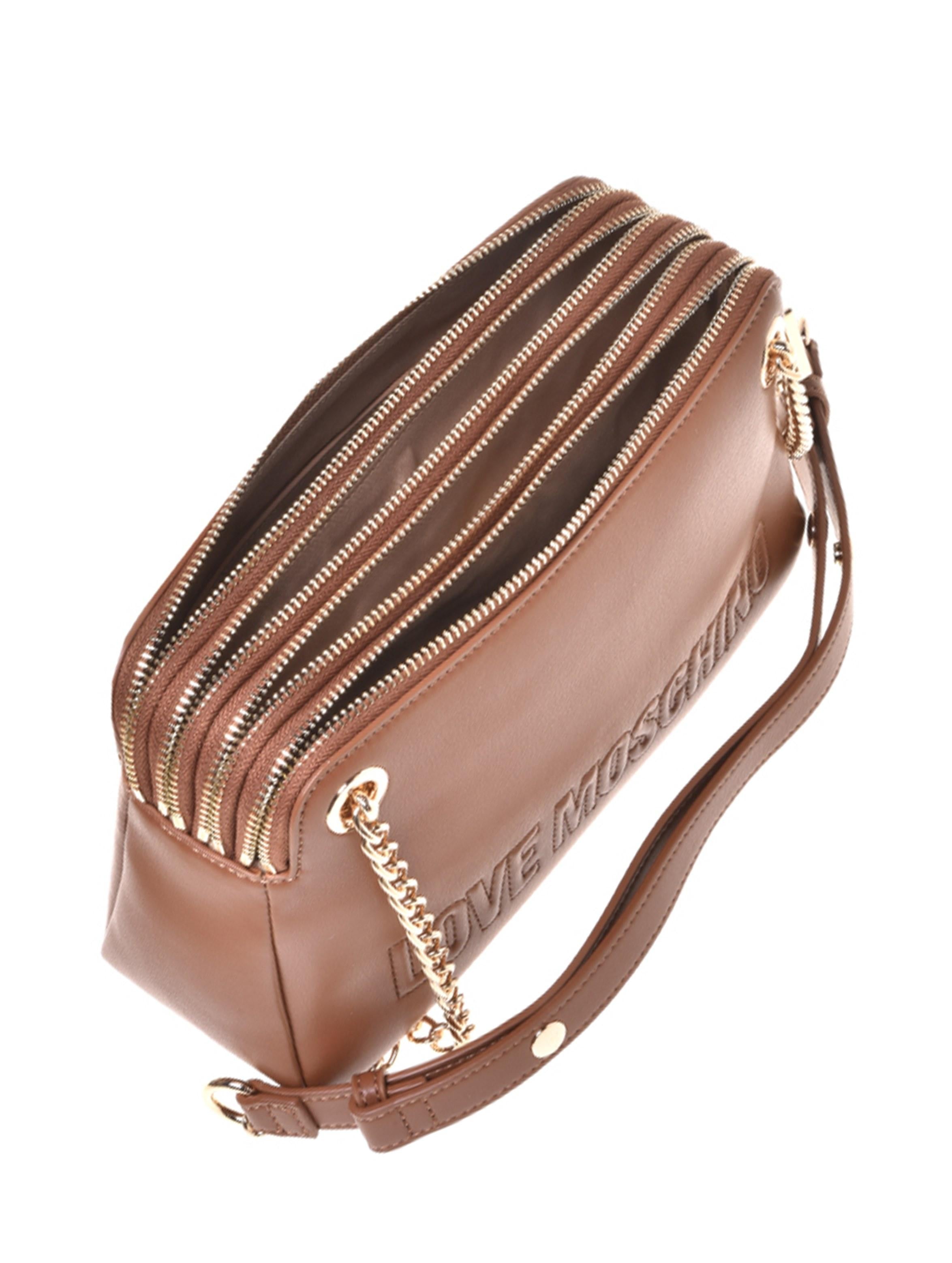 Love Moschino borsa a tracolla in ecopelle color cuoio JC4346PP0N-KA0 200 MOSCHINO LOVE 