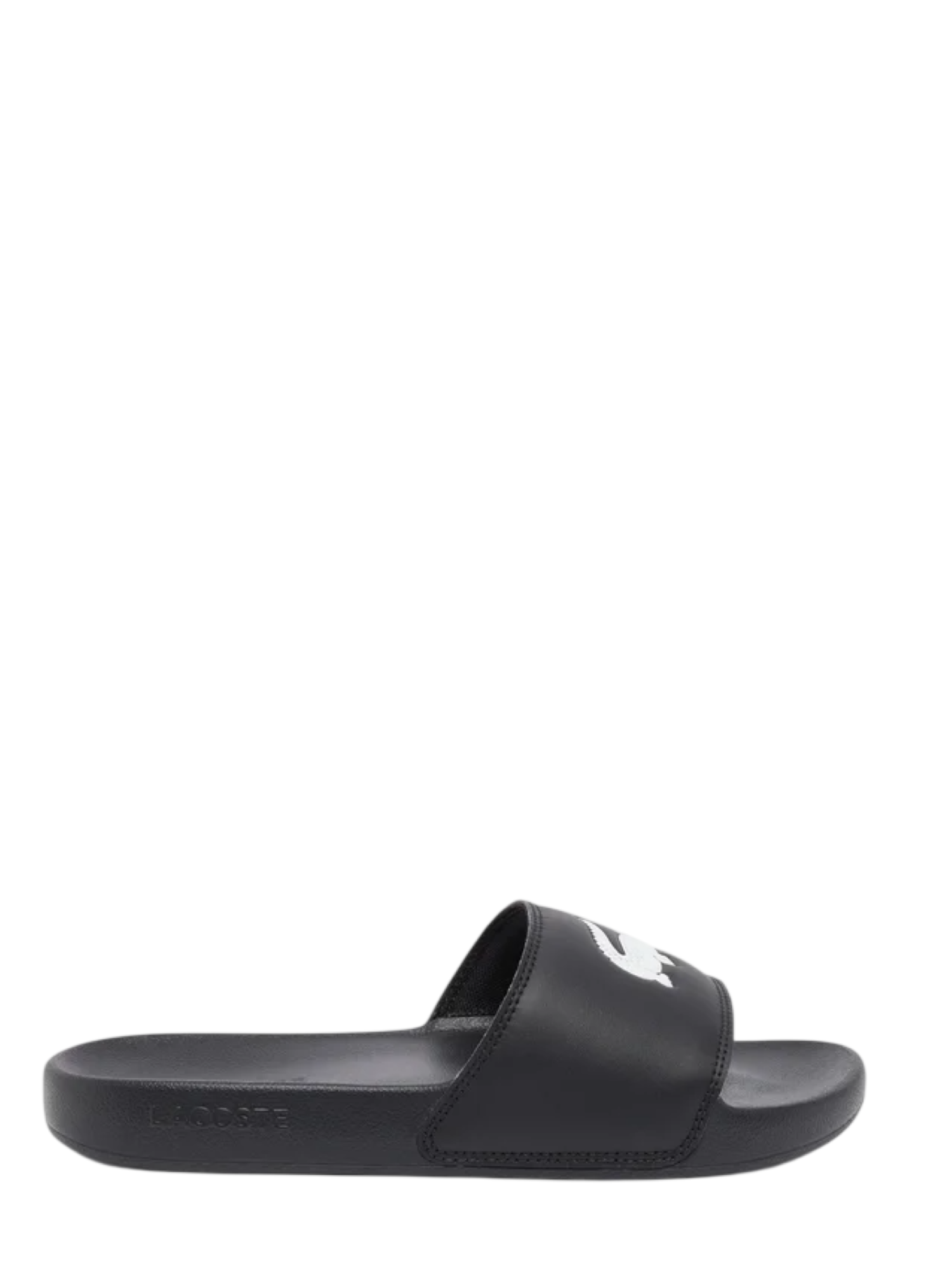Lacoste ciabatte donna in gomma con coccodrillo iconico nero 49CFA0042 312 LACOSTE 