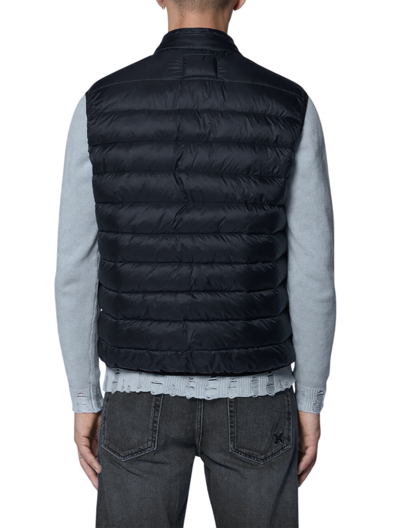 John Richmond gilet imbottito trapuntato Arabbe nero