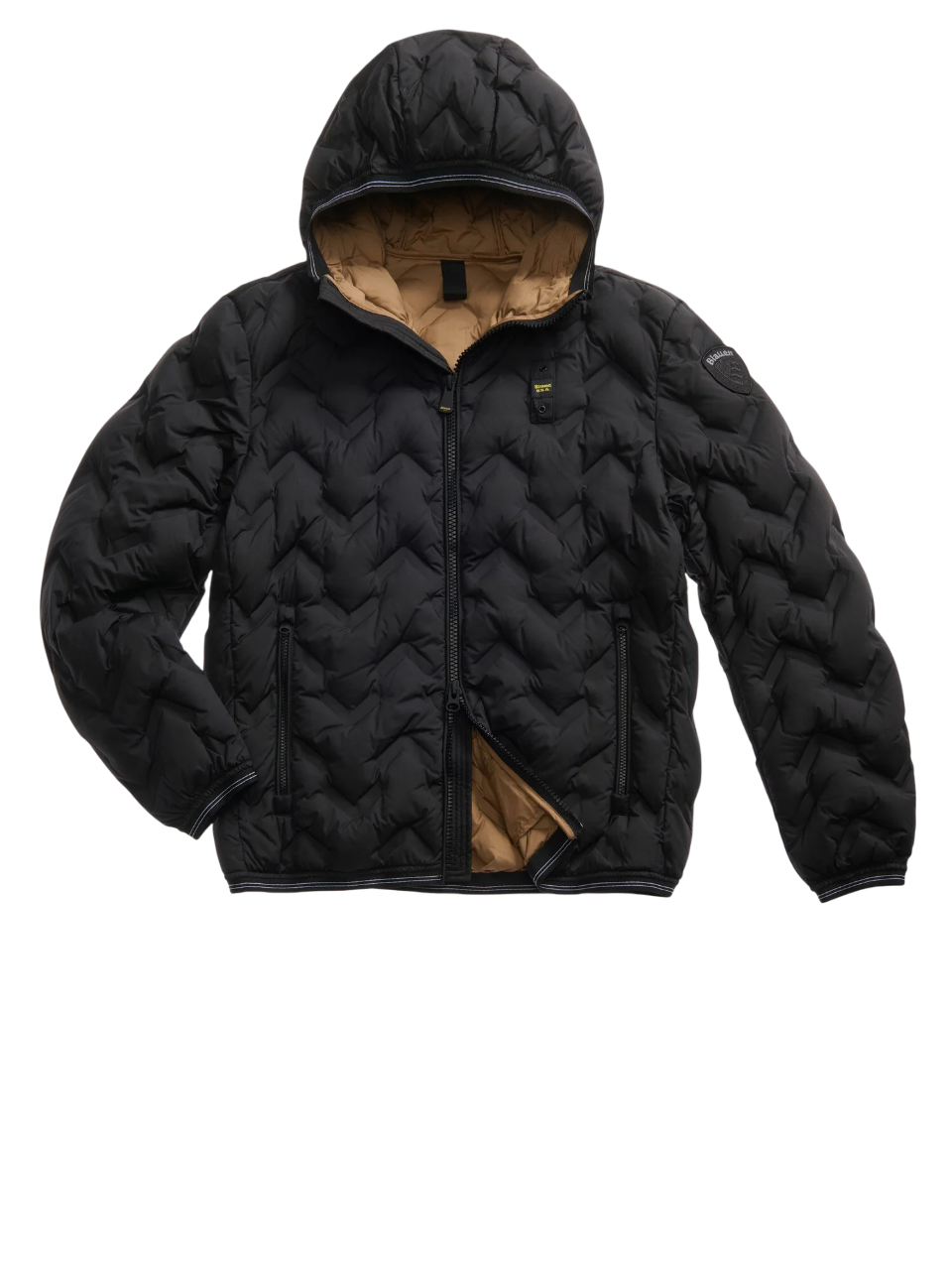 Blauer piumino Piery con cappuccio nero 25WBLUC03233-007308 999TB BLAUER 