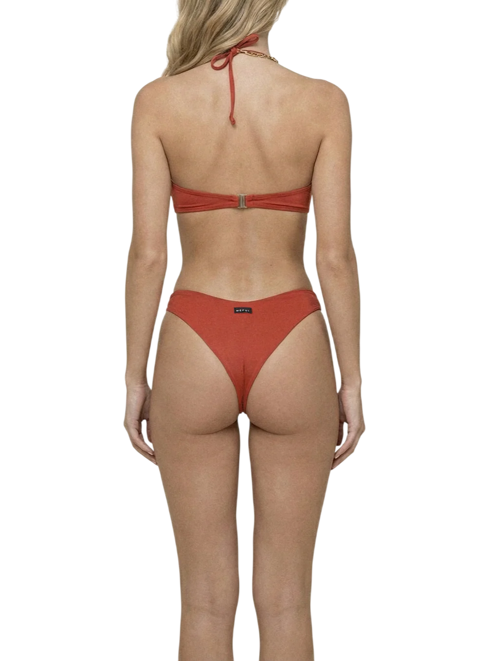 Me Fui bikini reggiseno con ferretto e slip a V rosso MF26-SW0102 RC ME FUI 
