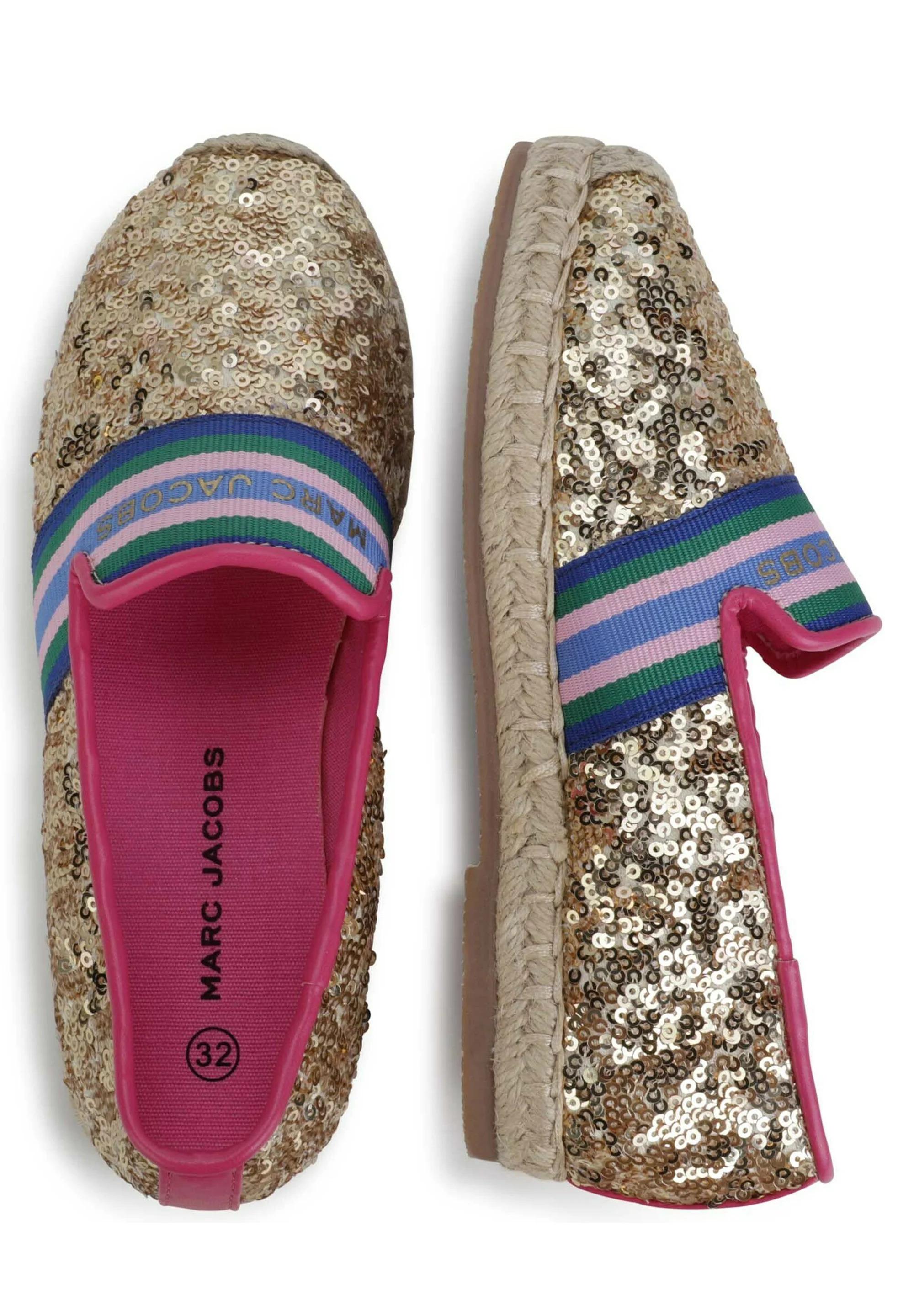 Marc JACOBS Espadrillas Bambina MARRONE W19129 32C Marc JACOBS 