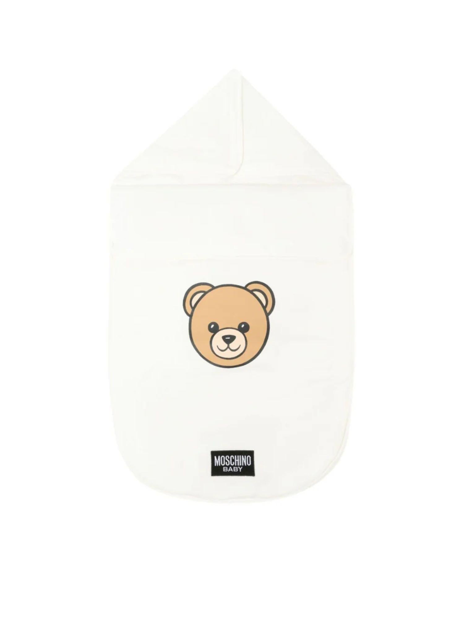 Moschino sacco neonato unisex con orsetto panna MNE00P-LCA40 10063 MOSCHINO 