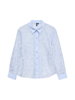 Vero Moda camicia donna in organza trama floreale celeste