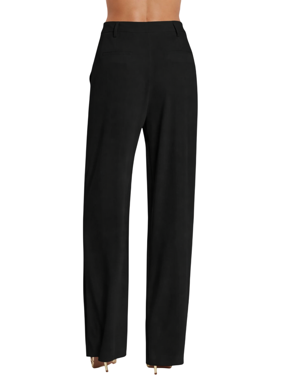 Relish pantaloni palazzo Avezam con applicazioni gioiello nero AVEZAM 1199 RELISH 