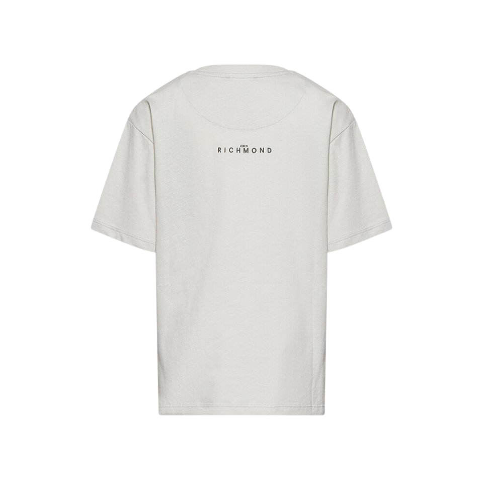 John Richmond T-shirt bambino manica corta con logo bianco RBP26006TS WHITE John RICHMOND 