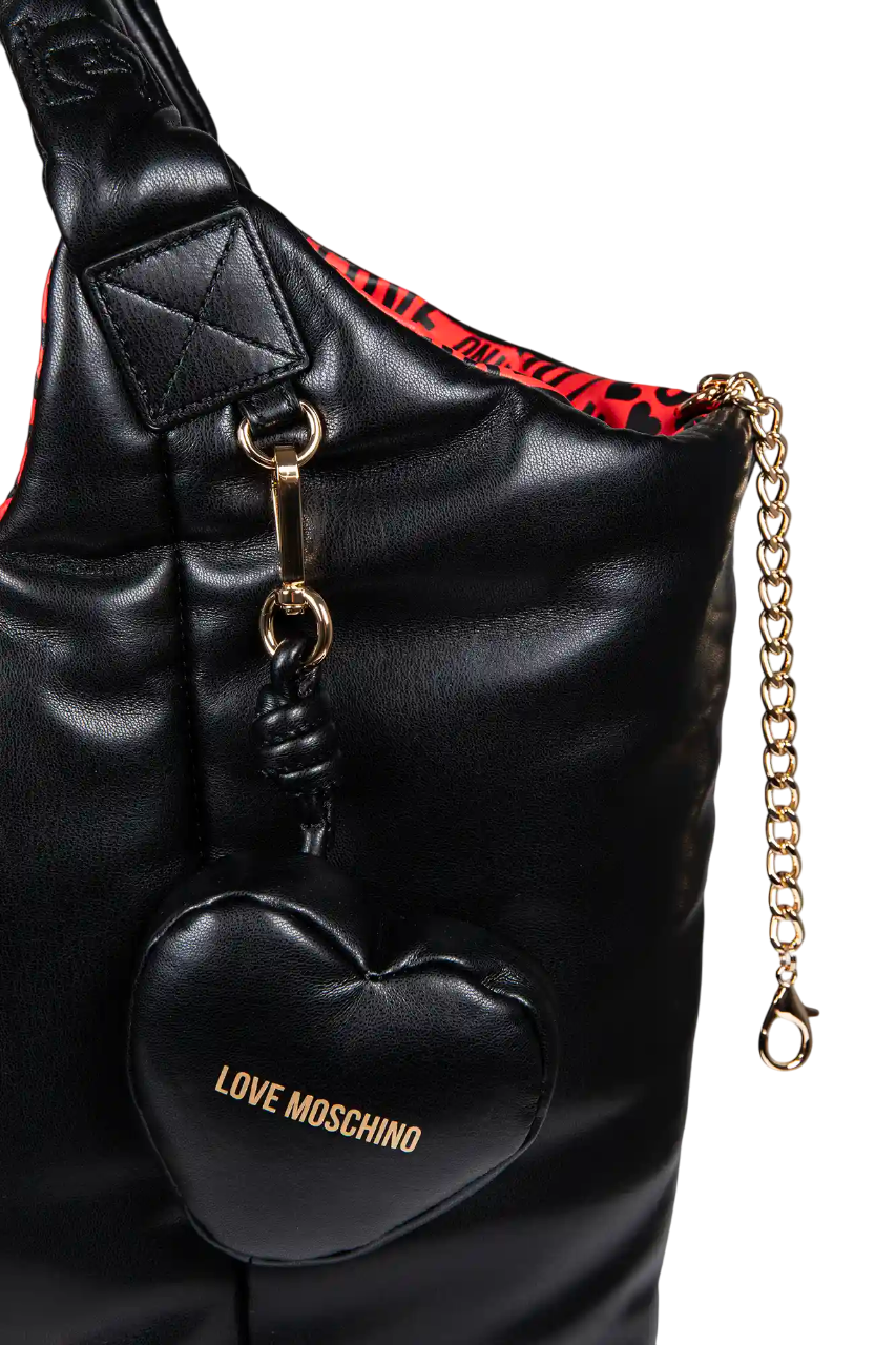 Love Moschino borsa in ecopelle trapuntata nero JC4321PP0N-KM1 00A MOSCHINO LOVE 