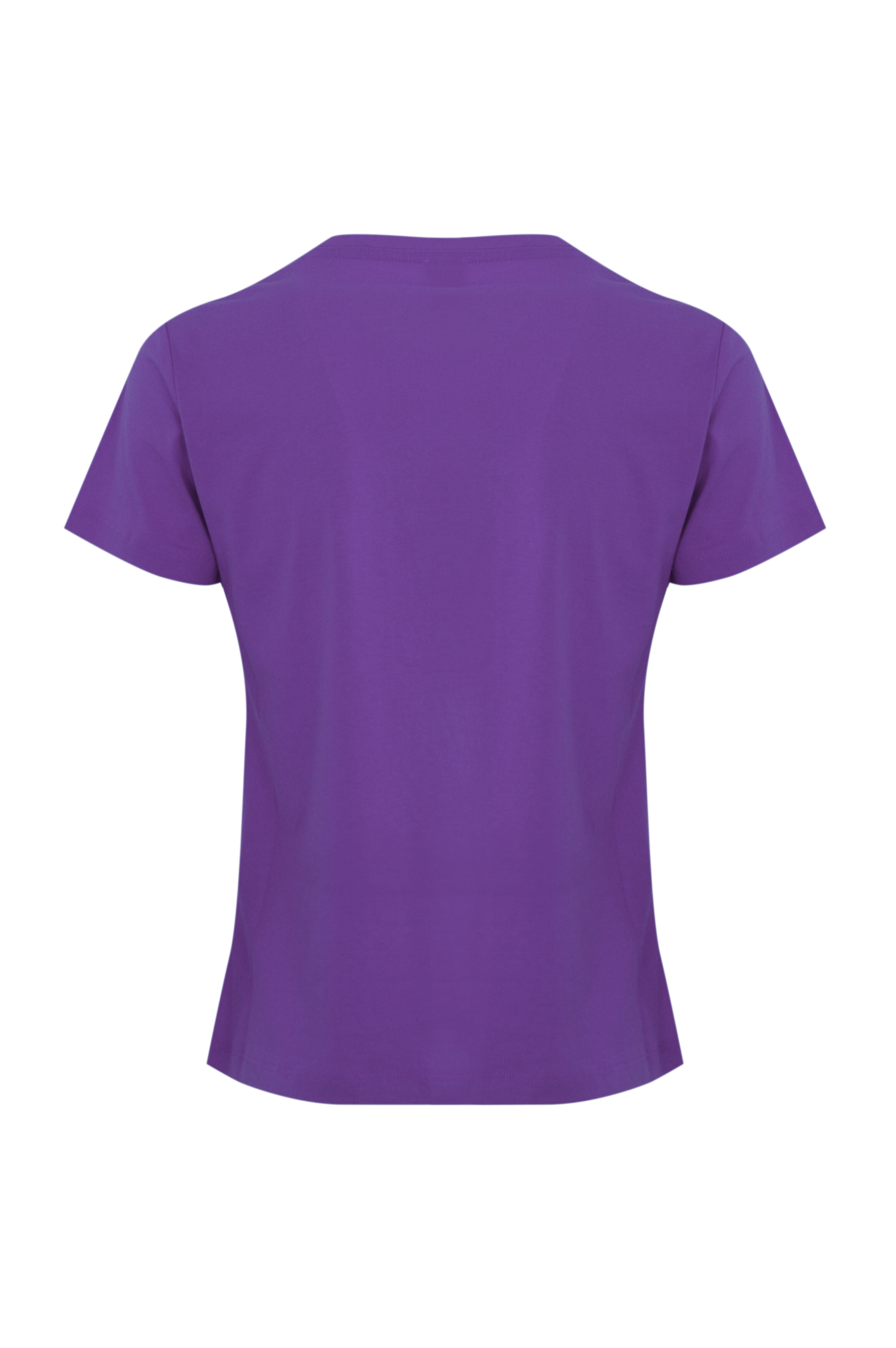 Pinko T-shirt Quentin con logo gioiello viola 100535-A2RN W79 PINKO 