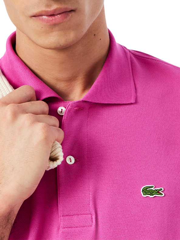 Lacoste polo manica corta 12.12 in piquè fucsia 1212 I1L LACOSTE 