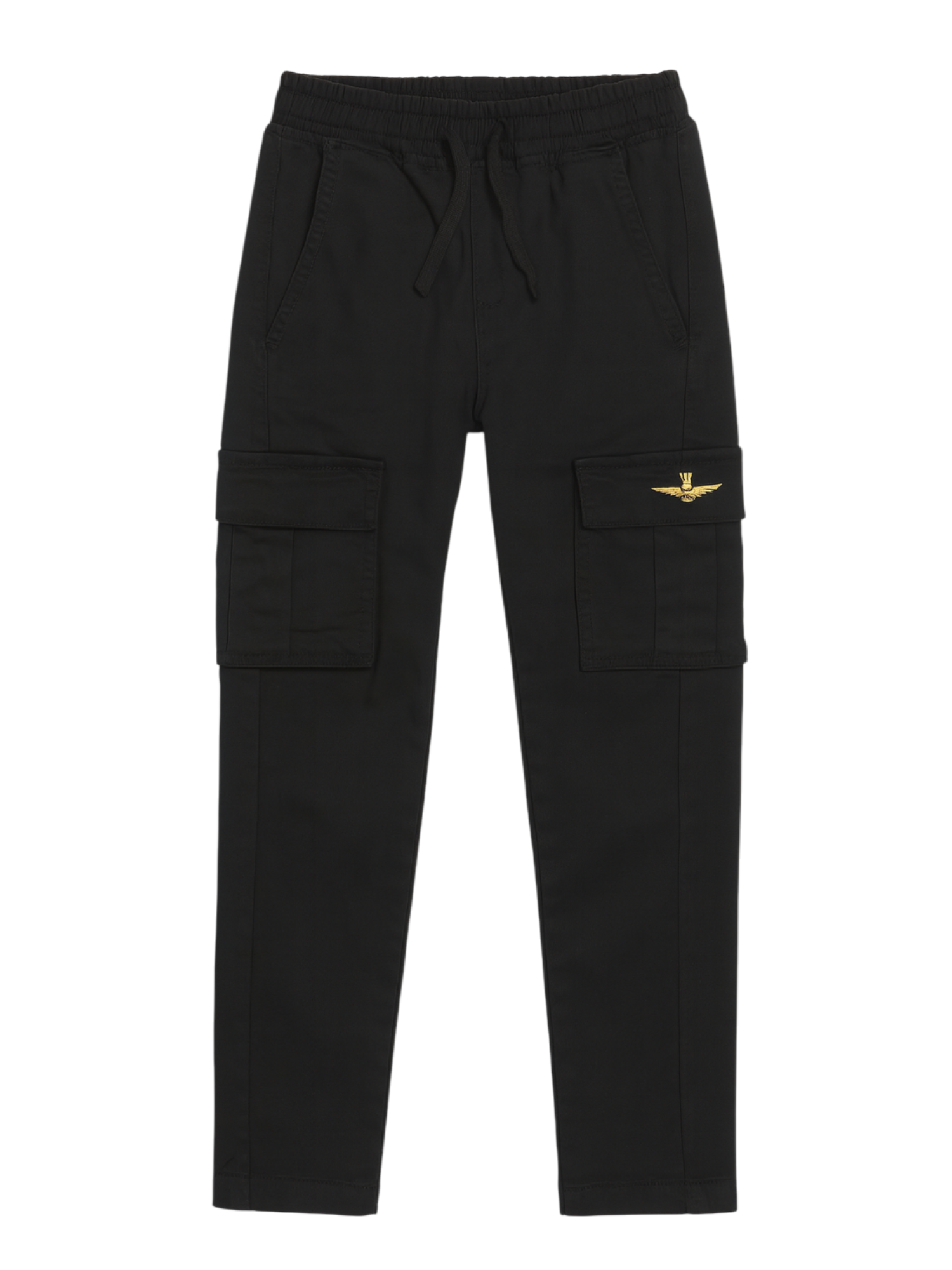 Aeronautica Militare pantaloni cargo bambino nero 252PA0001A N01 AERONAUTICA MILITARE 
