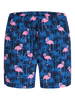 Jack&Jones boxer mare uomo con stampe fenicotteri blu rosa