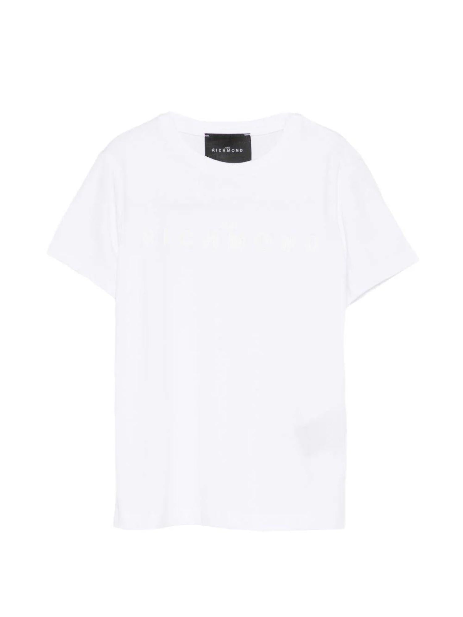 John Richmond T-shirt bambina Loceni con logo bianco RGP26017TS WHITE John RICHMOND 