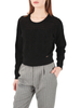 Yes Zee maglia traforata lurex nero