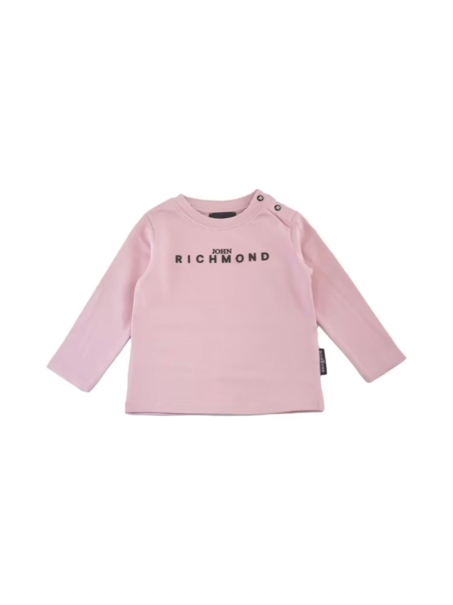 John Richmond T-shirt neonato manica lunga rosa RIA25012TS ORCHID ICE John RICHMOND 