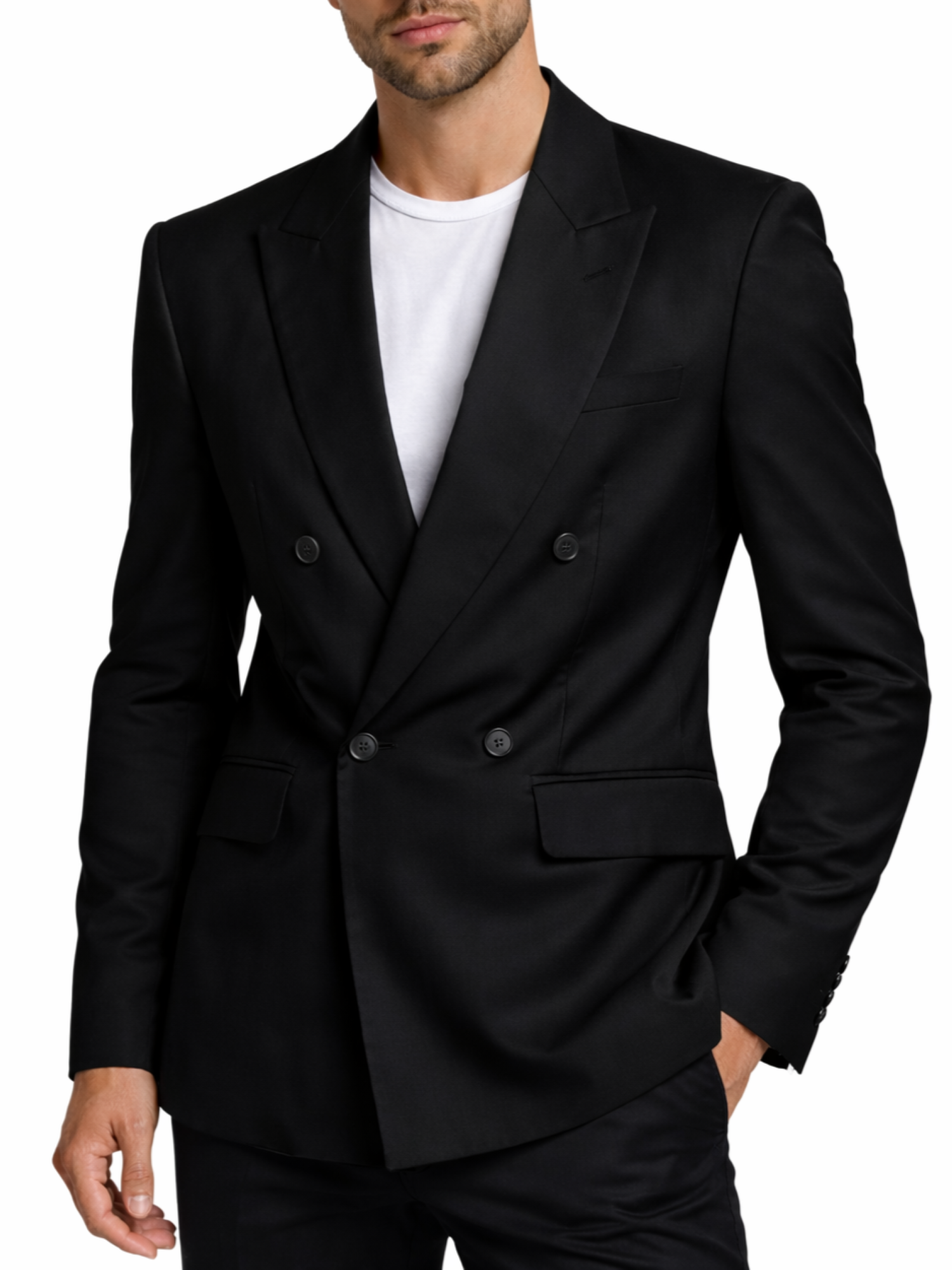 John Richmond giacca blazer doppiopetto Krylara nero UMP26043GC BLACK John RICHMOND 