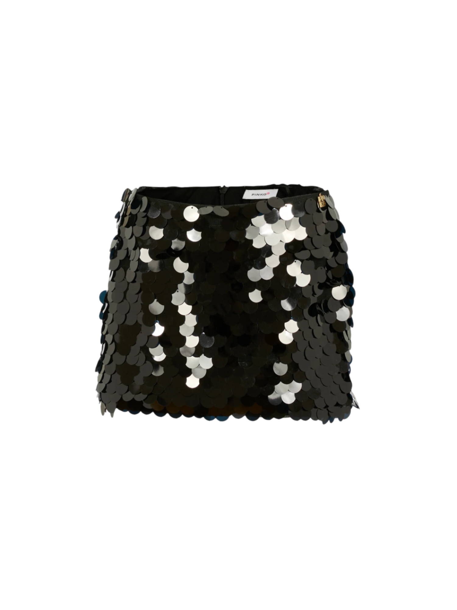 Pinko Kids gonna corta bambina con paillettes nero KFGO010CTV097 N000 PINKO KIDS 