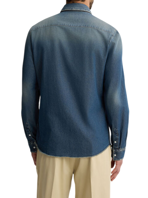 Liu Jo camicia di jeans manica lunga lavaggio blu medio QA5294D0256 78882 LIU JO 