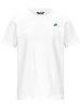 K-Way T-shirt maniche corte Odom con stampa bianco