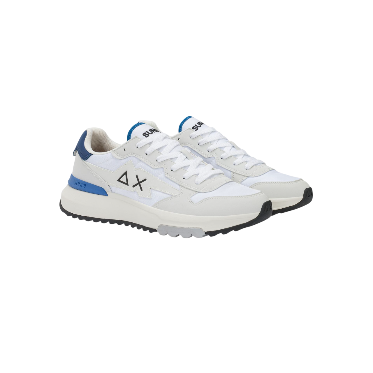 Sun68 sneakers uomo Niki 2.0 Solid bianco blu Z36121 BIANCO SUN68 