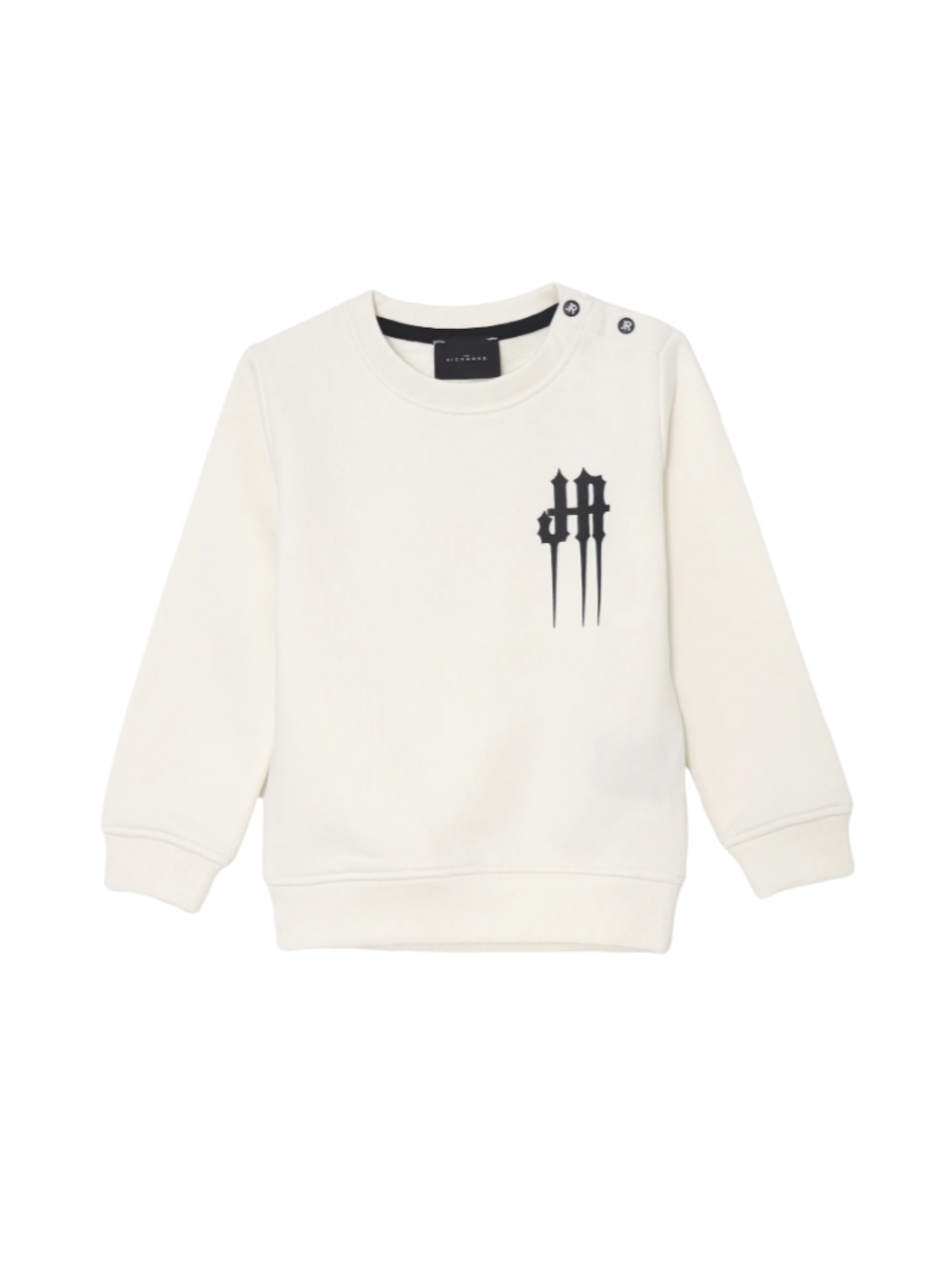 John Richmond felpa Ekipo con stampa logo bianco RIA24072FE OFF-WHITE John RICHMOND 
