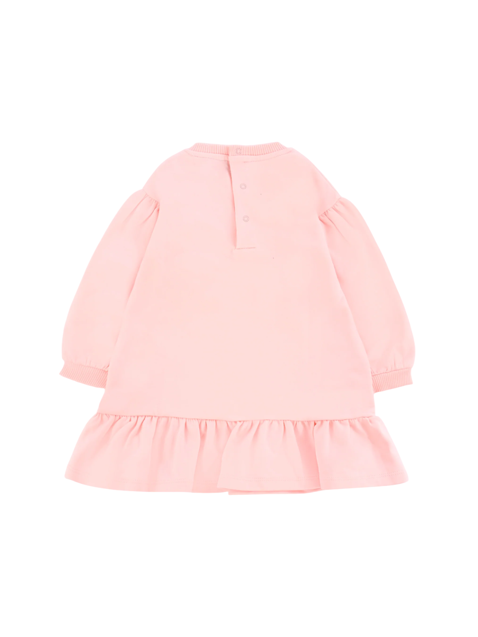 Moschino abito neonata in felpa con orsetto rosa MDV0CW-LDA16 50209 MOSCHINO 
