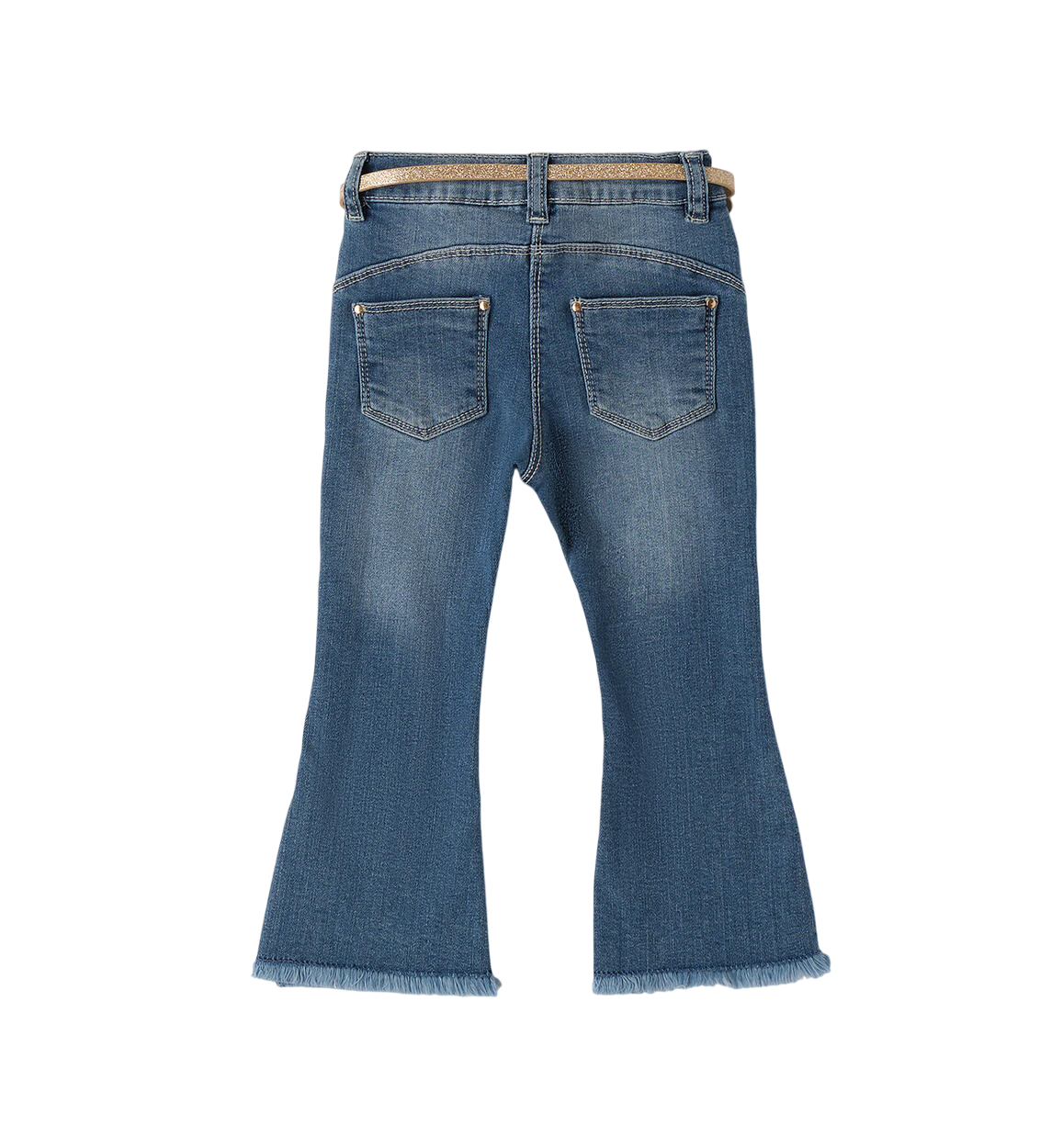 iDo jeans flare bambina lavaggio blu 4F320 7400 iDO 