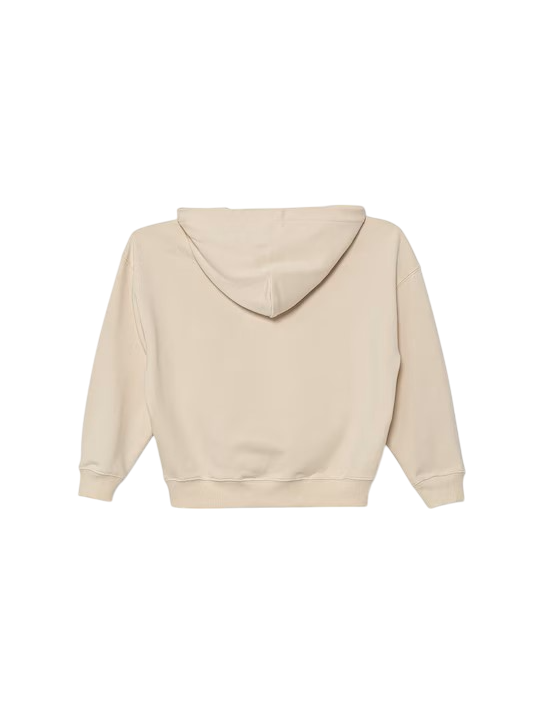 Calvin Klein Jeans felpa con cappuccio logo monogram ecrù IB0IB02524 PGB Calvin Klein Jeans 