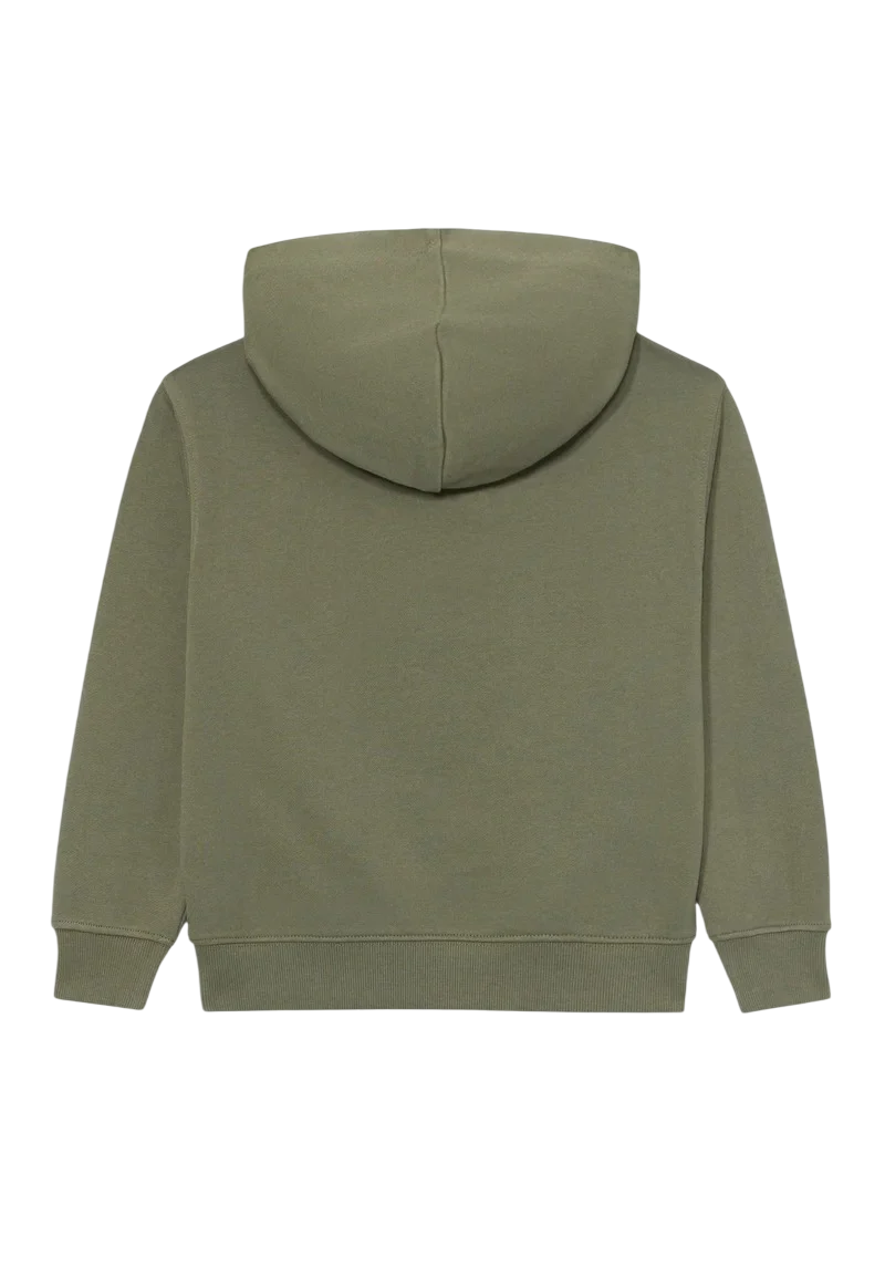 Calvin Klein Jeans felpa bambino con cappuccio verde IB0IB02525 LDY Calvin Klein Jeans 