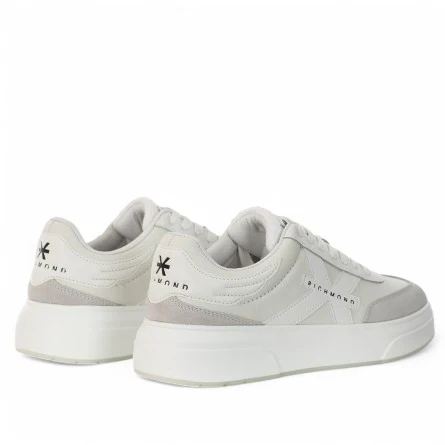 John Richmond sneakers in pelle e suede bianco ecrù 27310-CP A John RICHMOND 