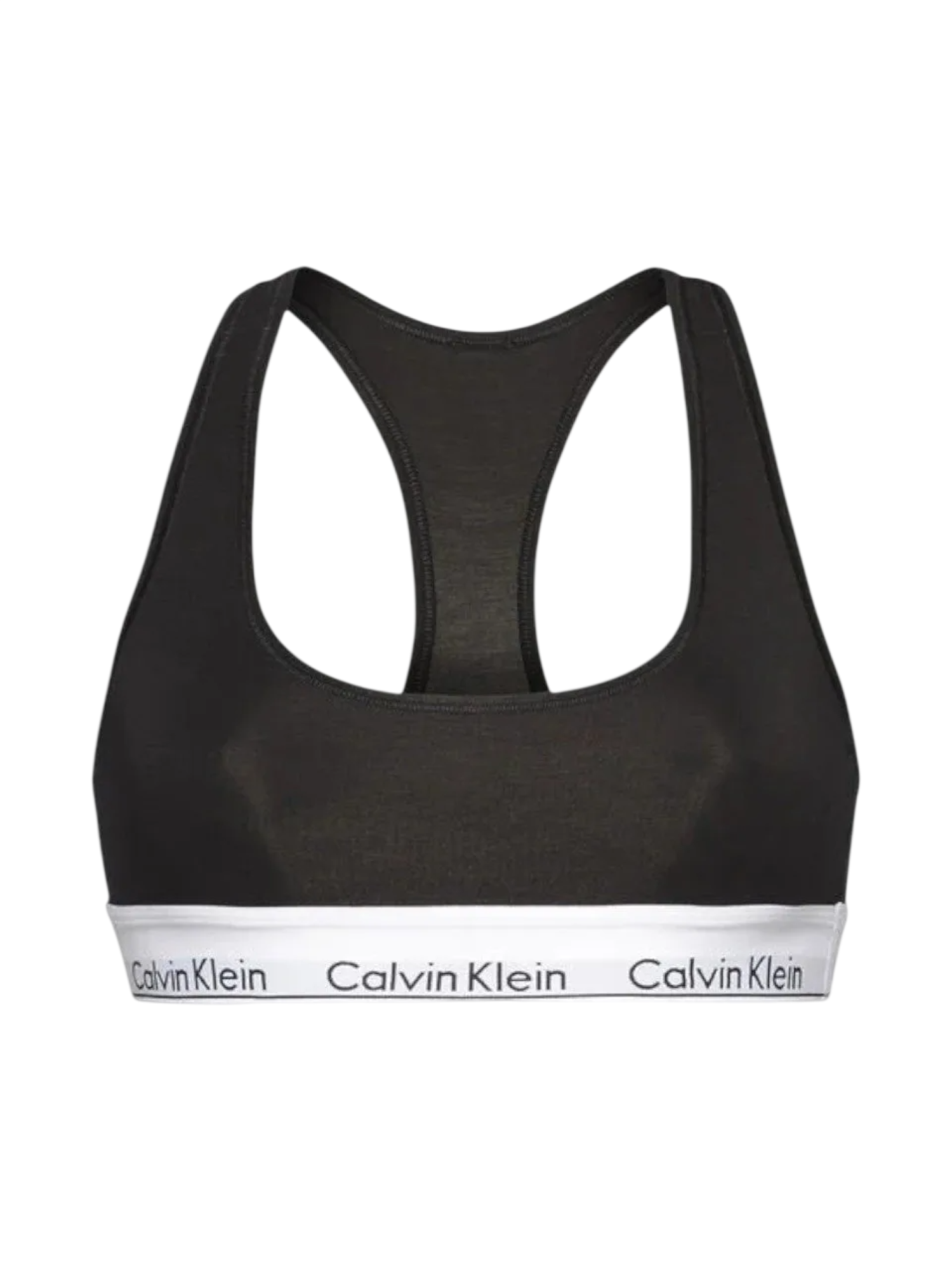 Calvin Klein bralette donna con fascia logata nero LV00QF8493 UB1 Calvin Klein Underwear 