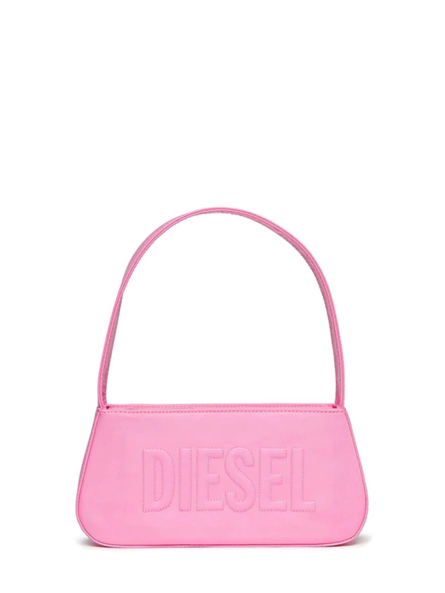 Diesel borsa a spalla Wdelia con logo rosa J02521-KXBEW K399 DIESEL 