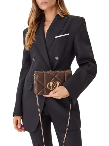 Love Moschino borsa a tracolla in ecopelle trapuntata marrone JC4043PP0N-LC0 313 MOSCHINO LOVE 