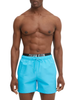 Calvin Klein boxer mare in nylon con fascia logata azzurro