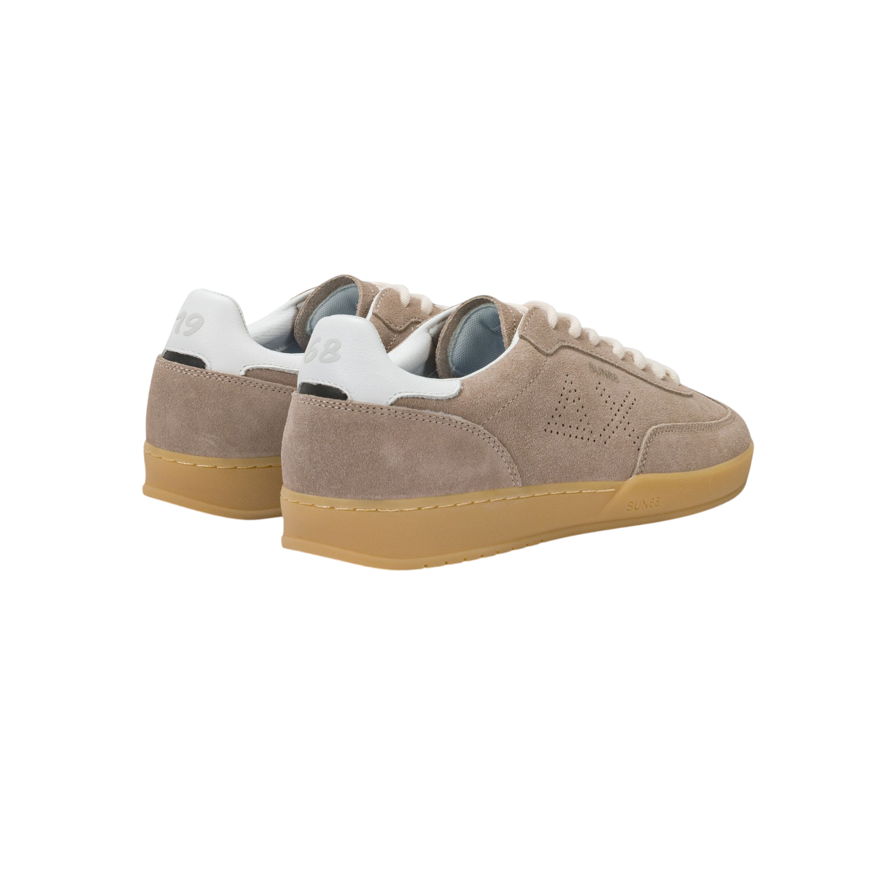 Sun68 sneakers uomo California Sun in suede tortora Z36142 STONE SUN68 