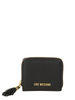 Love Moschino portafogli donna in ecopelle nero