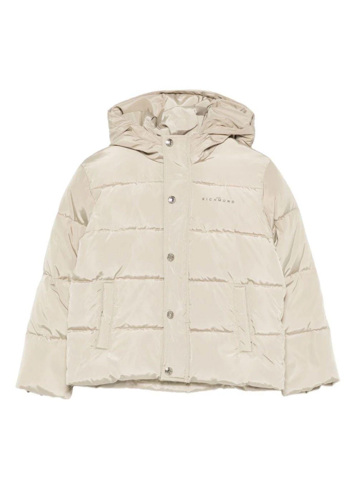 John Richmond piumino bambino con cappuccio beige RBA25233PI TRENCH COAT John RICHMOND 