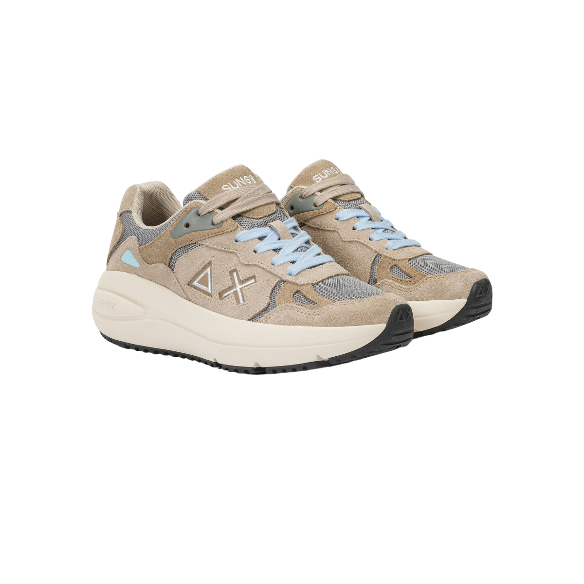 Sun68 sneakers Venus in suede e mesh beige Z44228 BEIGE SUN68 