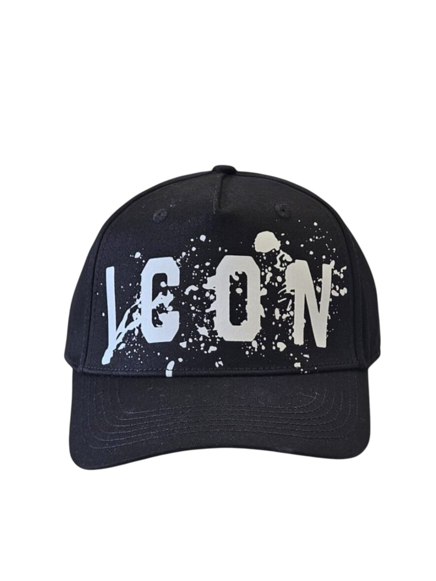 Icon cappello con visiera stampa logo spray nero ICXS2S5A017 NERO ICON 