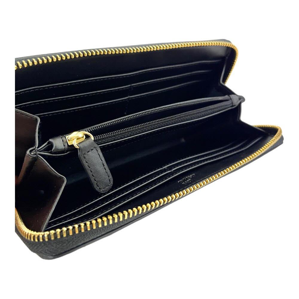 Love Moschino portafogli in ecopelle trapuntata nero oro JC5600PP0N-LA0 000 MOSCHINO LOVE 