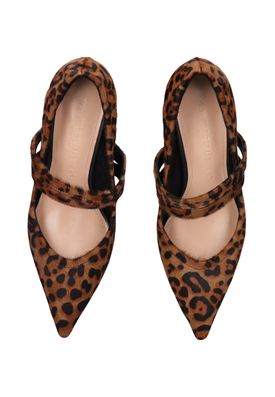 Marc Ellis decollete in cavallino animalier marrone nero GLC7257D-788 LEOPARDO MARC ELLIS 