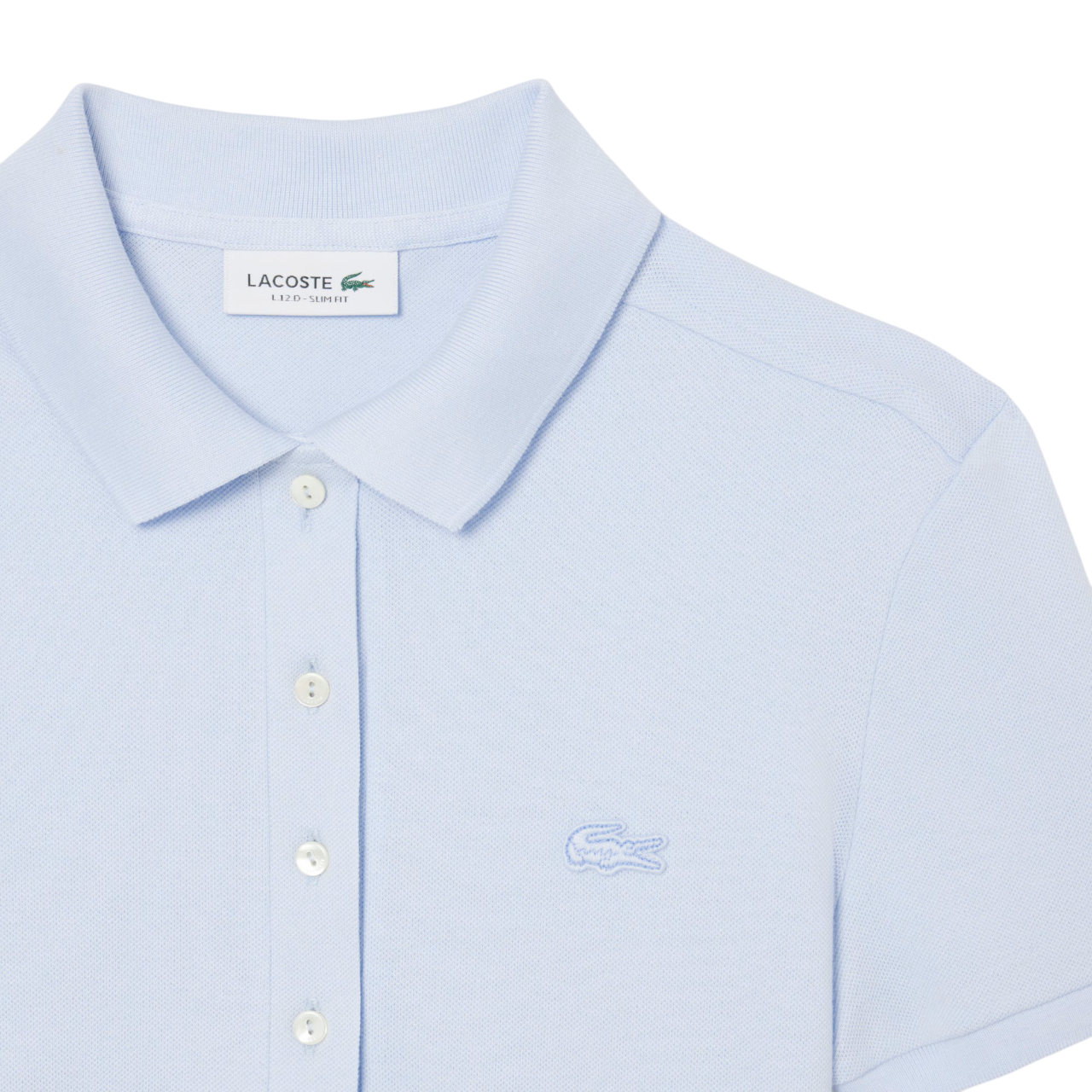 Lacoste polo donna manica corta in piquè lavanda PF5462 J2G LACOSTE 