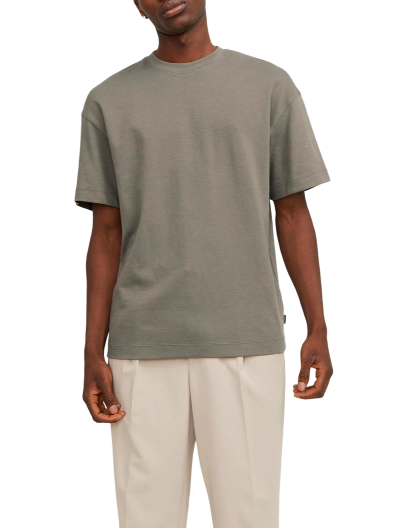 Jack&Jones t-shirt eurban verde 12254412 BUNGEE CORD JACK&JONES 