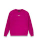 Disclaimer felpa donna con logo fucsia