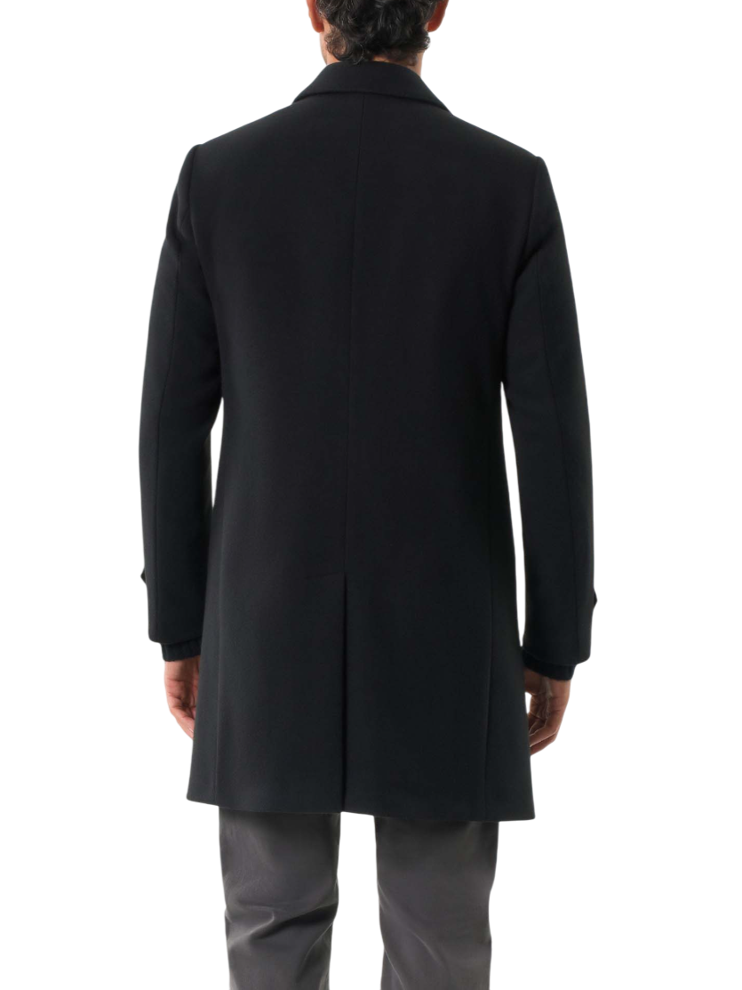 Mulish cappotto uomo monopetto nero LASVEGAS-MCP104 NERO MULISH 