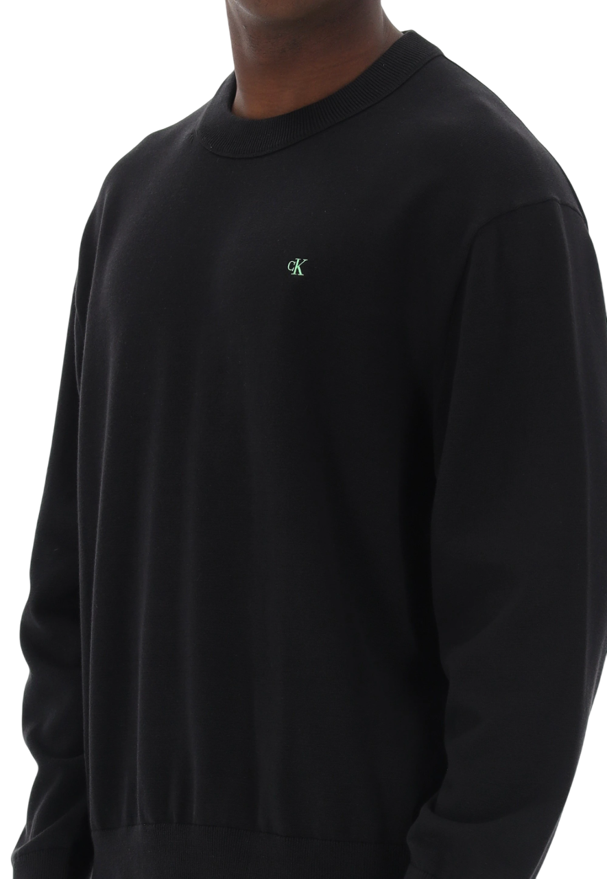 Calvin Klein Jeans maglia uomo con logo monogram nero LV04RC309G UB1 Calvin Klein Jeans 